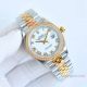 Super Clone Rolex Clean-Datejust 3235 36mm Two Tone with VI and IX Diamond set Watch (3)_th.jpg